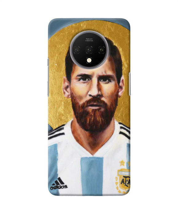 Messi Face Oneplus 7t Back Cover