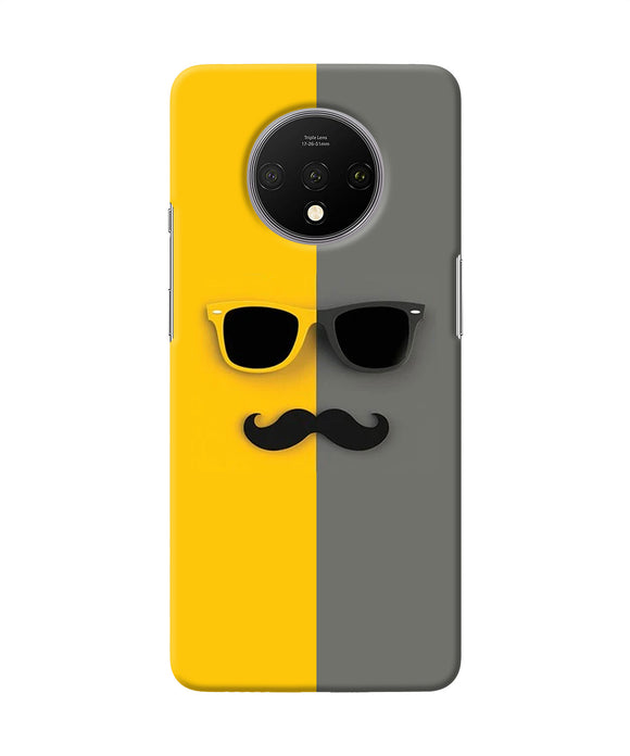 Mustache Glass Oneplus 7t Back Cover