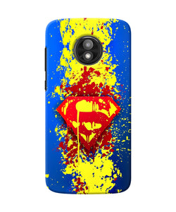 Superman Logo Moto E5 Play Back Cover
