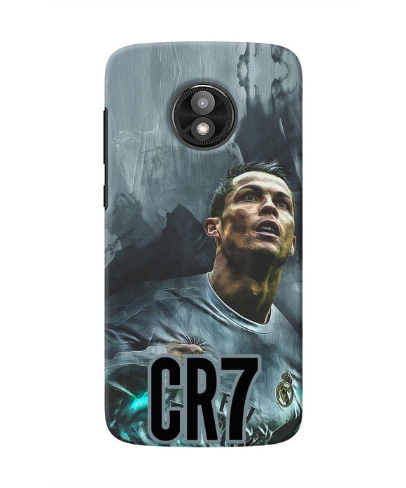 Christiano Ronaldo Grey Moto E5 Play Real 4D Back Cover