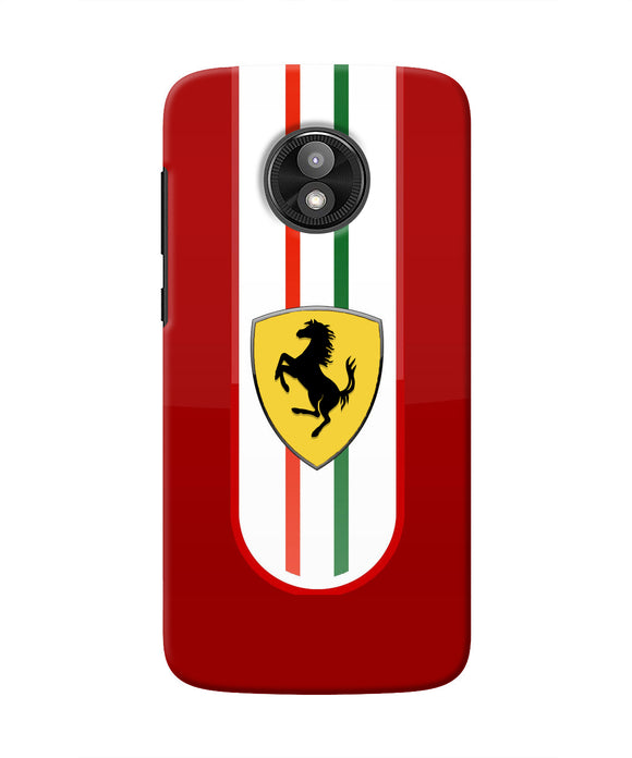Ferrari Art Moto E5 Play Real 4D Back Cover