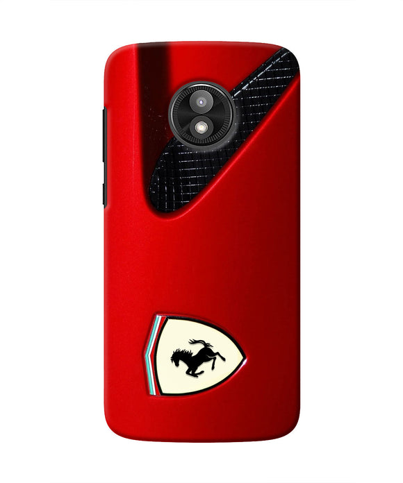 Ferrari Hood Moto E5 Play Real 4D Back Cover