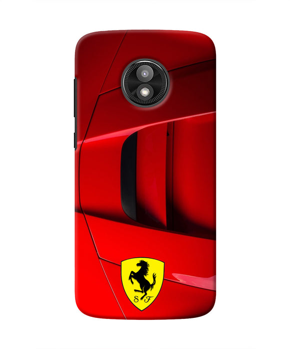 Ferrari Car Moto E5 Play Real 4D Back Cover