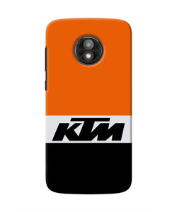 KTM Colorblock Moto E5 Play Real 4D Back Cover