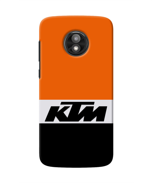 KTM Colorblock Moto E5 Play Real 4D Back Cover