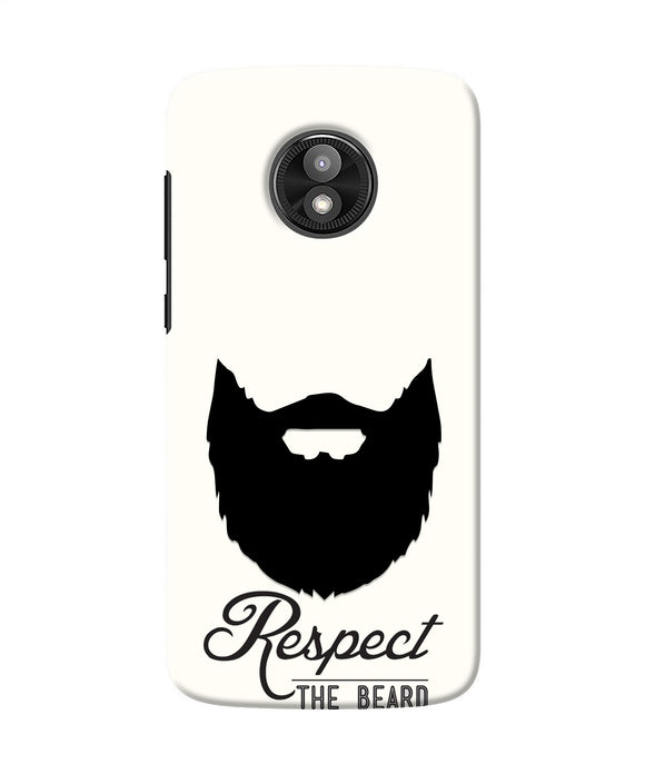 Respect the Beard Moto E5 Play Real 4D Back Cover
