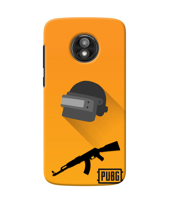 PUBG Helmet and Gun Moto E5 Play Real 4D Back Cover
