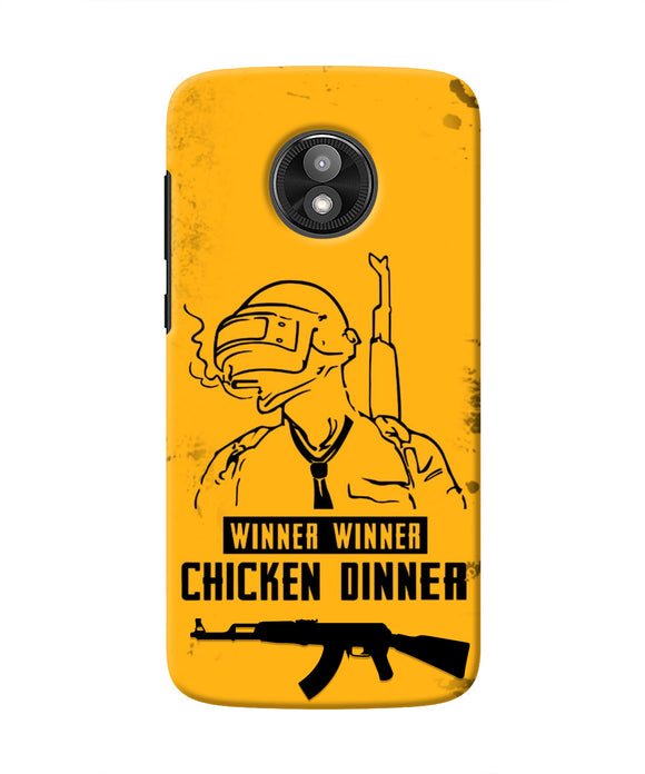 PUBG Chicken Dinner Moto E5 Play Real 4D Back Cover