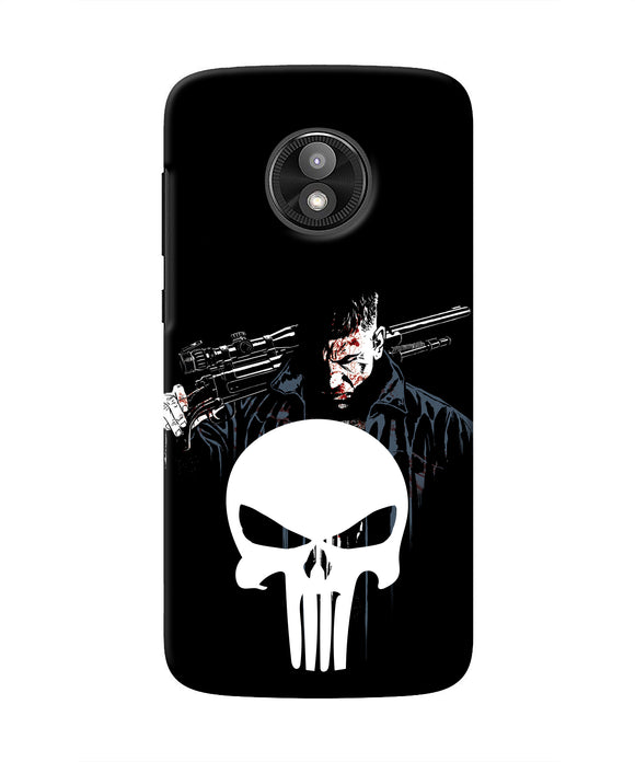 Punisher Character Moto E5 Play Real 4D Back Cover