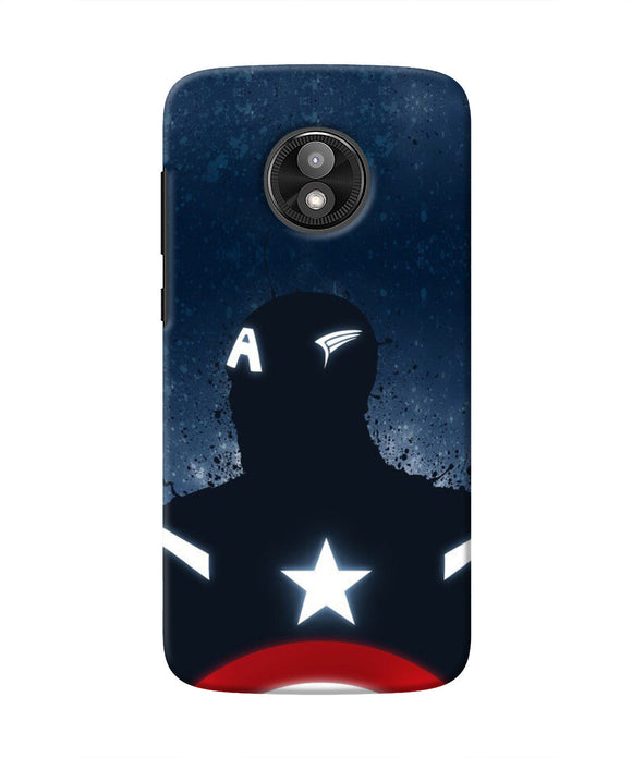 Captain america Shield Moto E5 Play Real 4D Back Cover