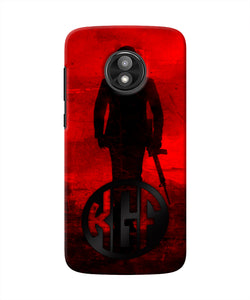 Rocky Bhai K G F Chapter 2 Logo Moto E5 Play Real 4D Back Cover