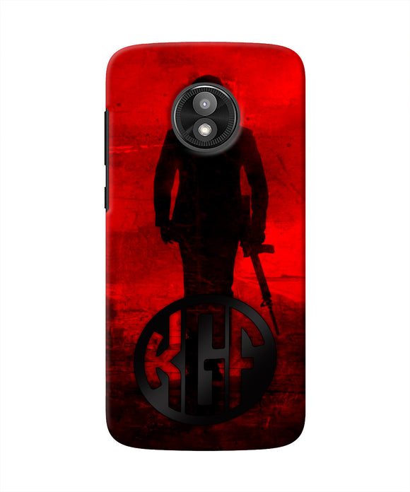 Rocky Bhai K G F Chapter 2 Logo Moto E5 Play Real 4D Back Cover