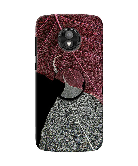 Leaf Pattern Moto E5 Play Pop Case