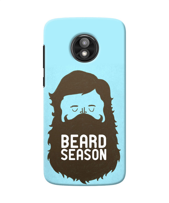Beard Season Moto E5 Play Back Cover