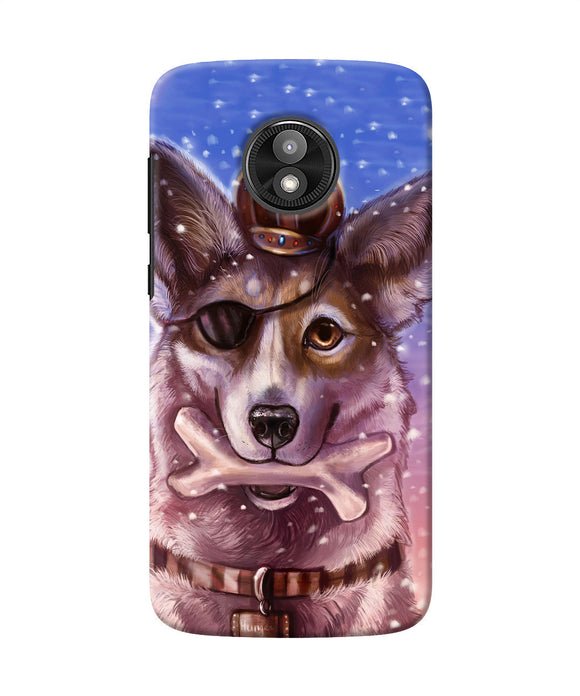 Pirate Wolf Moto E5 Play Back Cover
