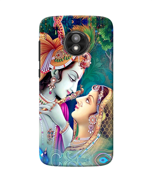Lord Radha Krishna Paint Moto E5 Play Back Cover