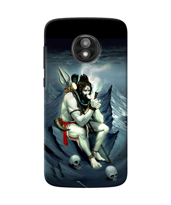 Lord Shiva Chillum Moto E5 Play Back Cover