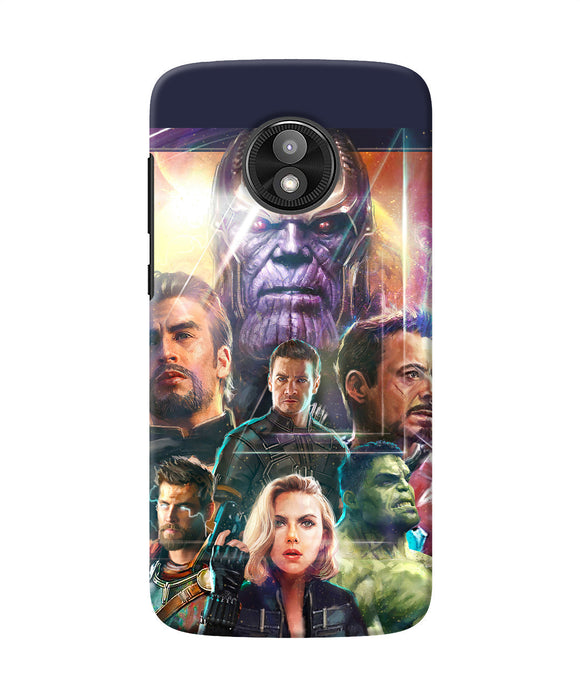 Avengers Poster Moto E5 Play Back Cover