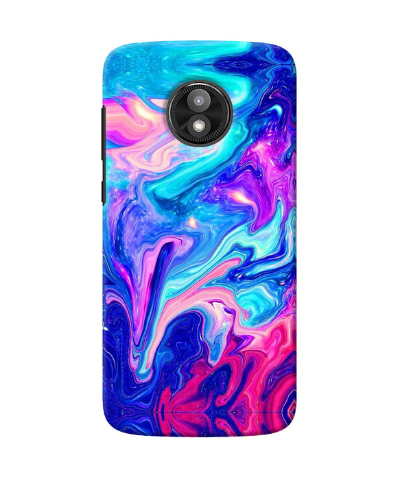 Abstract Colorful Water Moto E5 Play Back Cover