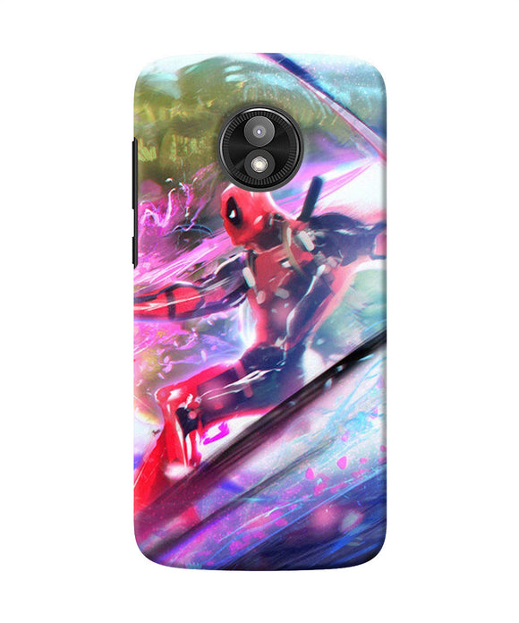 Deadpool Super Hero Moto E5 Play Back Cover