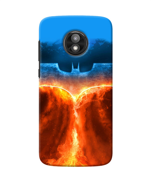Burning Batman Logo Moto E5 Play Back Cover