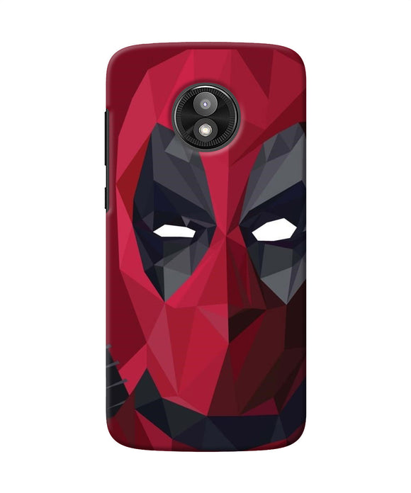 Abstract Deadpool Mask Moto E5 Play Back Cover