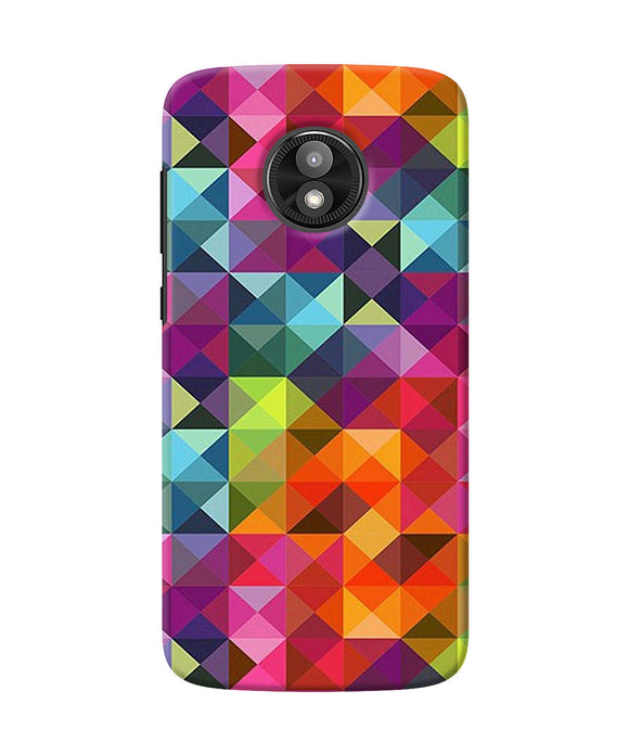 Abstract Triangle Pattern Moto E5 Play Back Cover