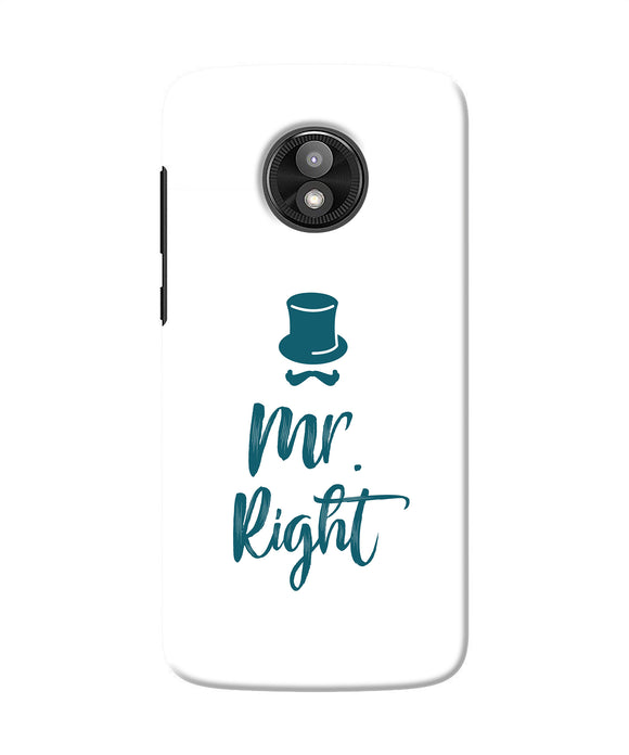 My Right Moto E5 Play Back Cover