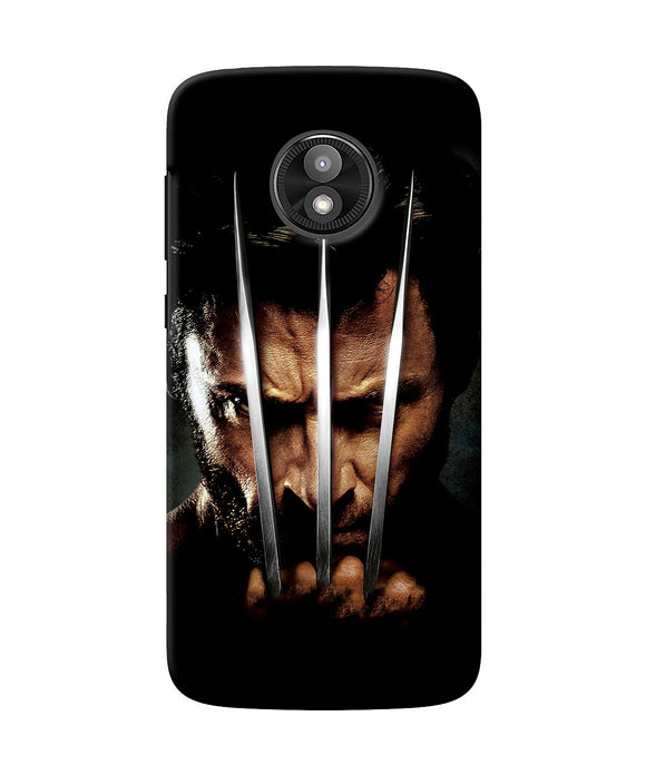 Wolverine Poster Moto E5 Play Back Cover
