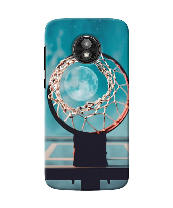 Basket Ball Moon Moto E5 Play Back Cover