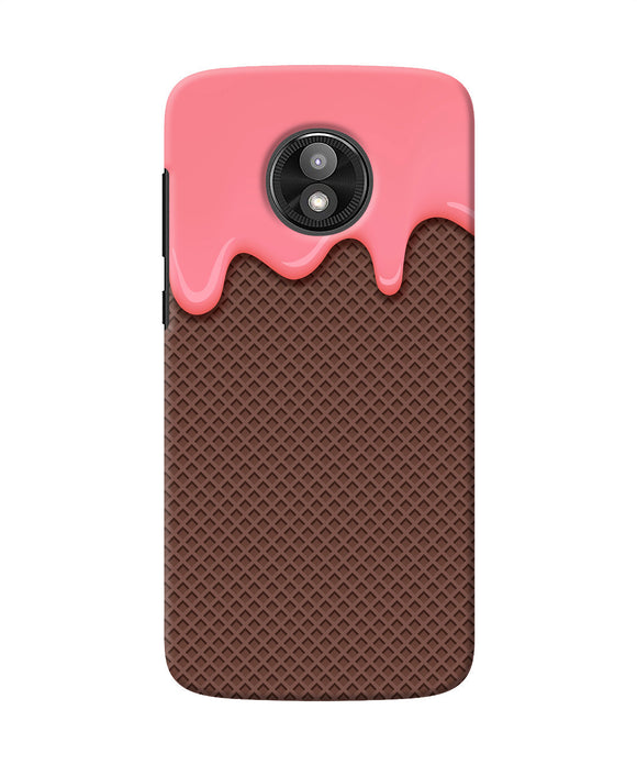 Waffle Cream Biscuit Moto E5 Play Back Cover