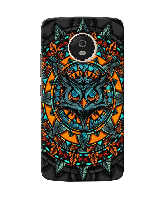 Angry Owl Art Moto G5 Back Cover