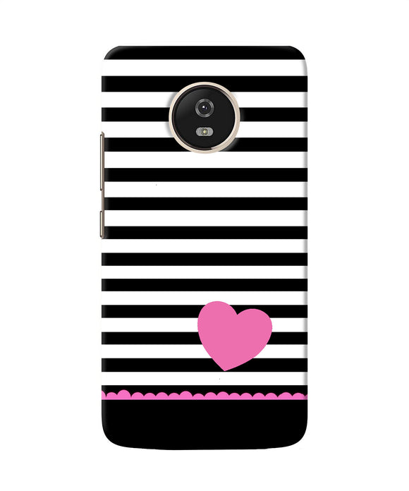 Abstract Heart Moto G5 Back Cover