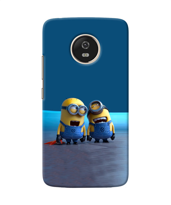 Minion Laughing Moto G5 Back Cover