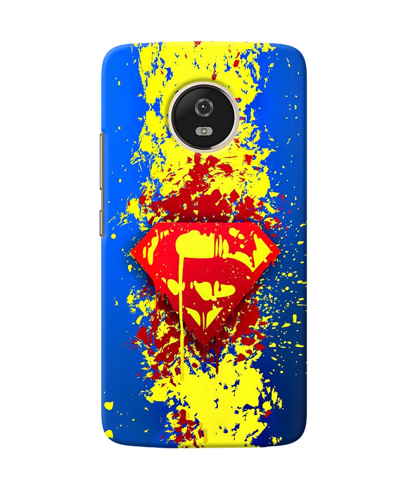 Superman Logo Moto G5 Back Cover