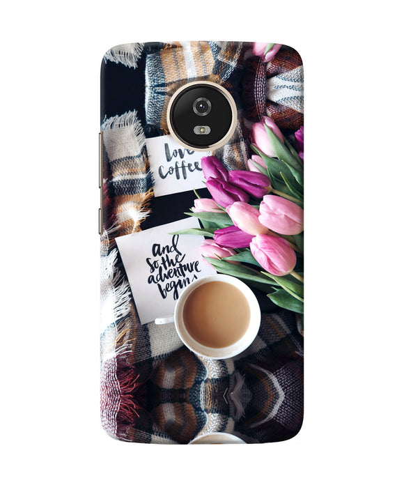 Love Coffee Quotes Moto G5 Back Cover