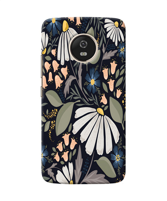 Flowers Art Moto G5 Back Cover