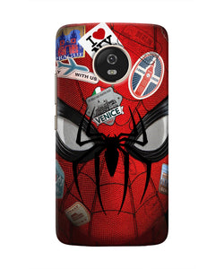 Spiderman Far from Home Moto G5 Real 4D Back Cover