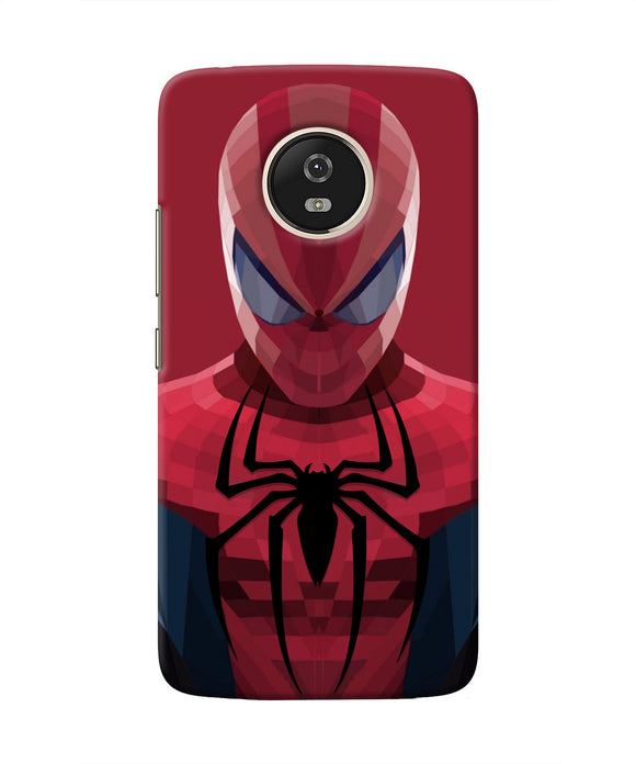 Spiderman Art Moto G5 Real 4D Back Cover