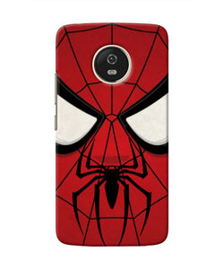 Spiderman Face Moto G5 Real 4D Back Cover