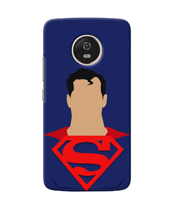 Superman Cape Moto G5 Real 4D Back Cover