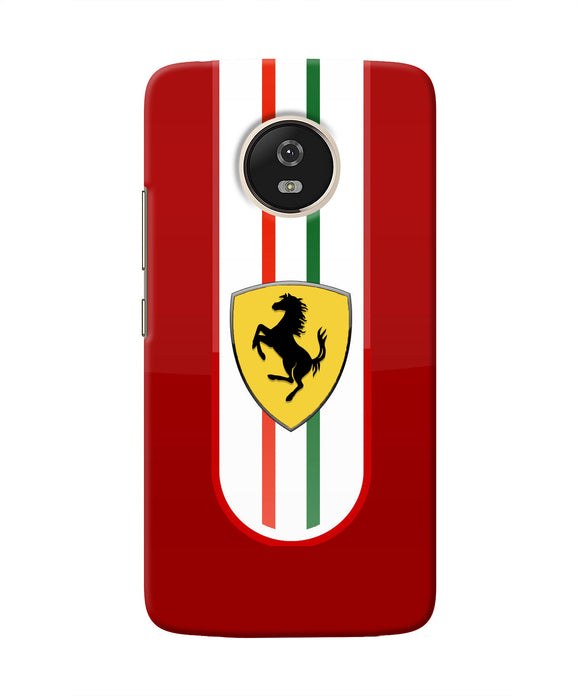 Ferrari Art Moto G5 Real 4D Back Cover