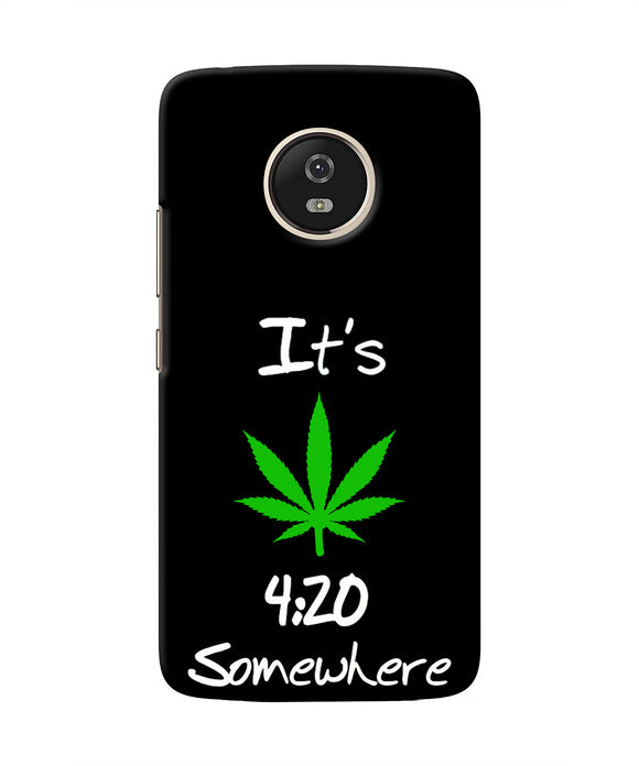 Weed Quote Moto G5 Real 4D Back Cover