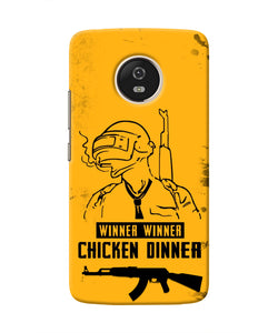PUBG Chicken Dinner Moto G5 Real 4D Back Cover