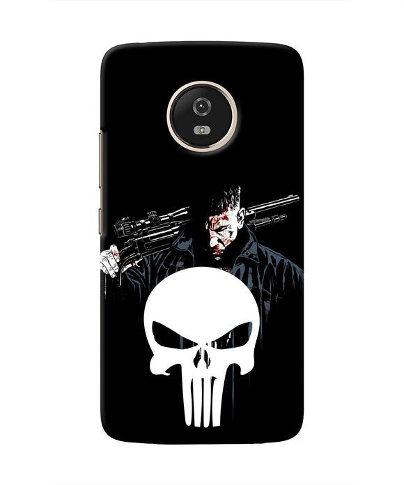 Punisher Character Moto G5 Real 4D Back Cover