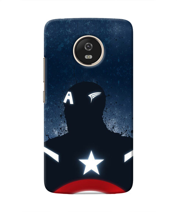 Captain america Shield Moto G5 Real 4D Back Cover