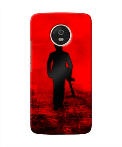 Rocky Bhai with Gun Moto G5 Real 4D Back Cover