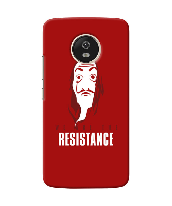 Money Heist Resistance Quote Moto G5 Back Cover