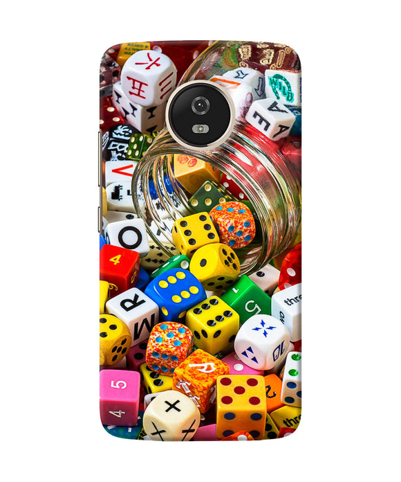 Colorful Dice Moto G5 Back Cover