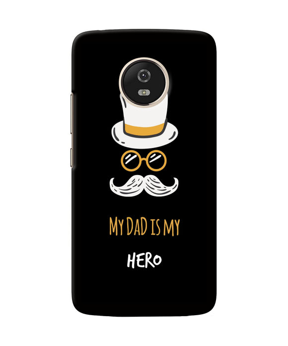 My Dad Is My Hero Moto G5 Back Cover